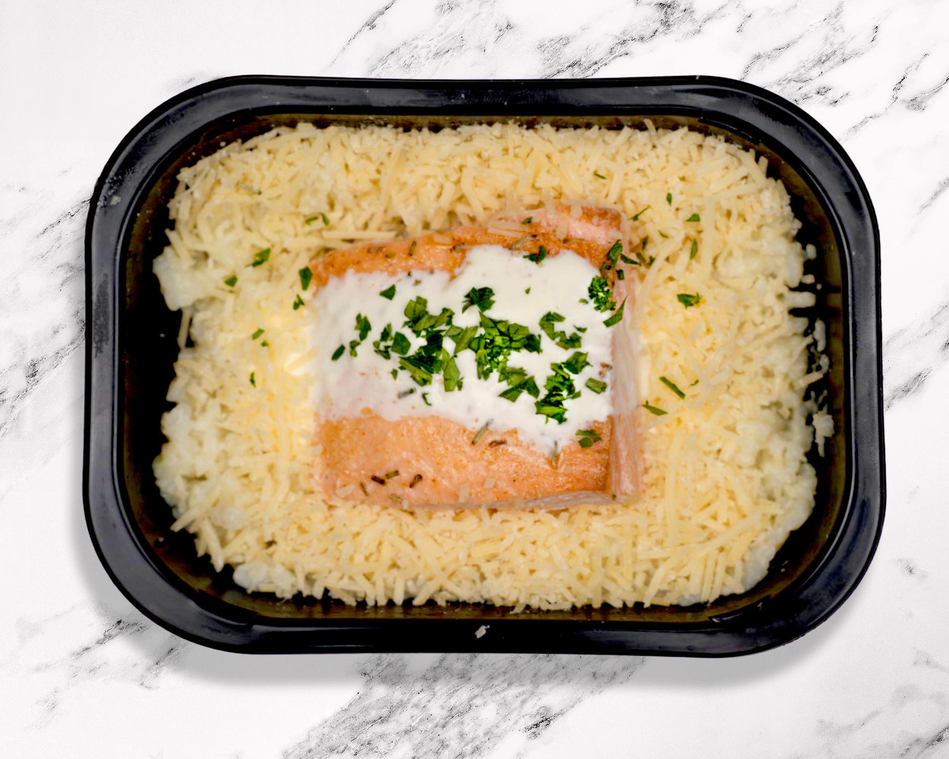 92. Salmon Sellado al Horno con Risotto