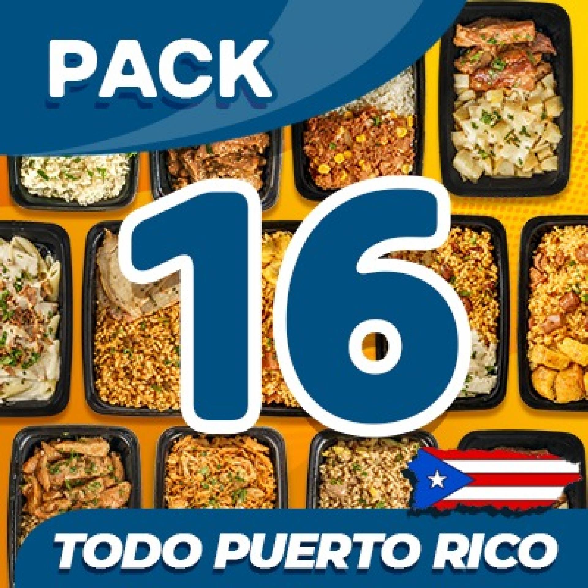 16 Platos PR - ($6.99 por plato refrigerado)